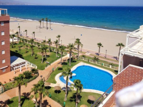 2 bedrooms appartement at Roquetas de Mar 10 m away from the beach with sea view shared pool and furnished terrace, Roquetas De Mar